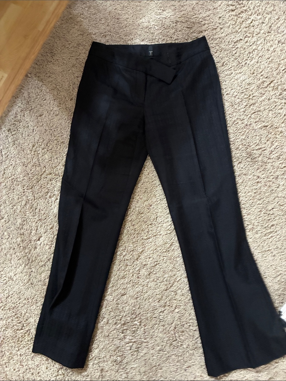 Womens Tahari pattern Black Pants -